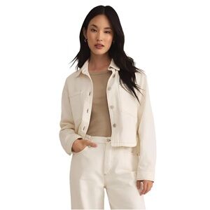 Sonoma Women's Off-White Jean Jacket